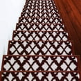 thumbnail image 1 of SUSSEXHOME  Floral Collection Stair Treads 9 in. x 28 in. Red-White 13-PACK, 1 of 5