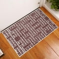 thumbnail image 1 of SUSSEXHOME  Heavy Duty Ultra Thin Non Slip Washable Cotton Indoor Rug - 2' x 3' Maroon, 1 of 10
