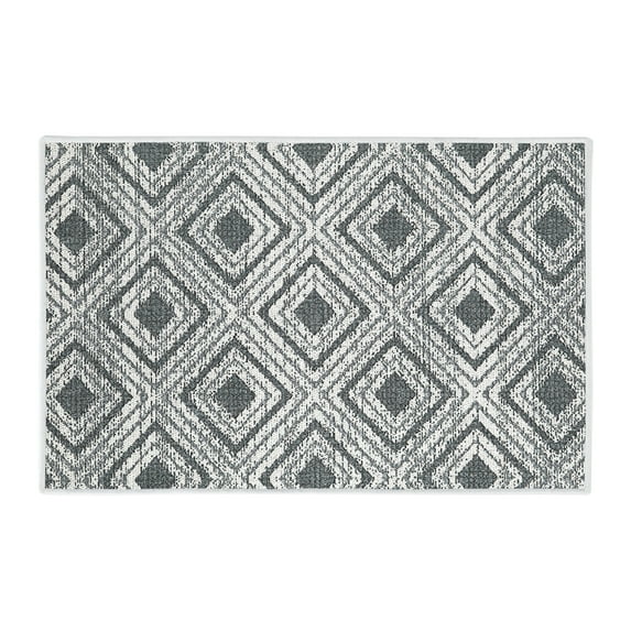 SUSSEXHOME Non-Skid Ultra-Thin Area Rugs for Laundry Room, Entryway, Bathroom and Kitchen - Washable Multipurpose 20 x 31 Inches Floor Mat