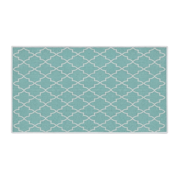 SUSSEXHOME Non-Skid Ultra-Thin Area Rugs for Laundry Room, Entryway, Bathroom and Kitchen - Washable Multipurpose 24 x 44 Inches Floor Mat