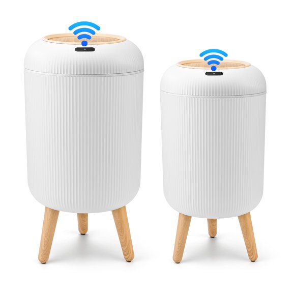 Automatic Motion Sensor Trash Can 12L & 10L Touchless Smart Garbage Bin For Kitchen Bathroom Living Room main image 1