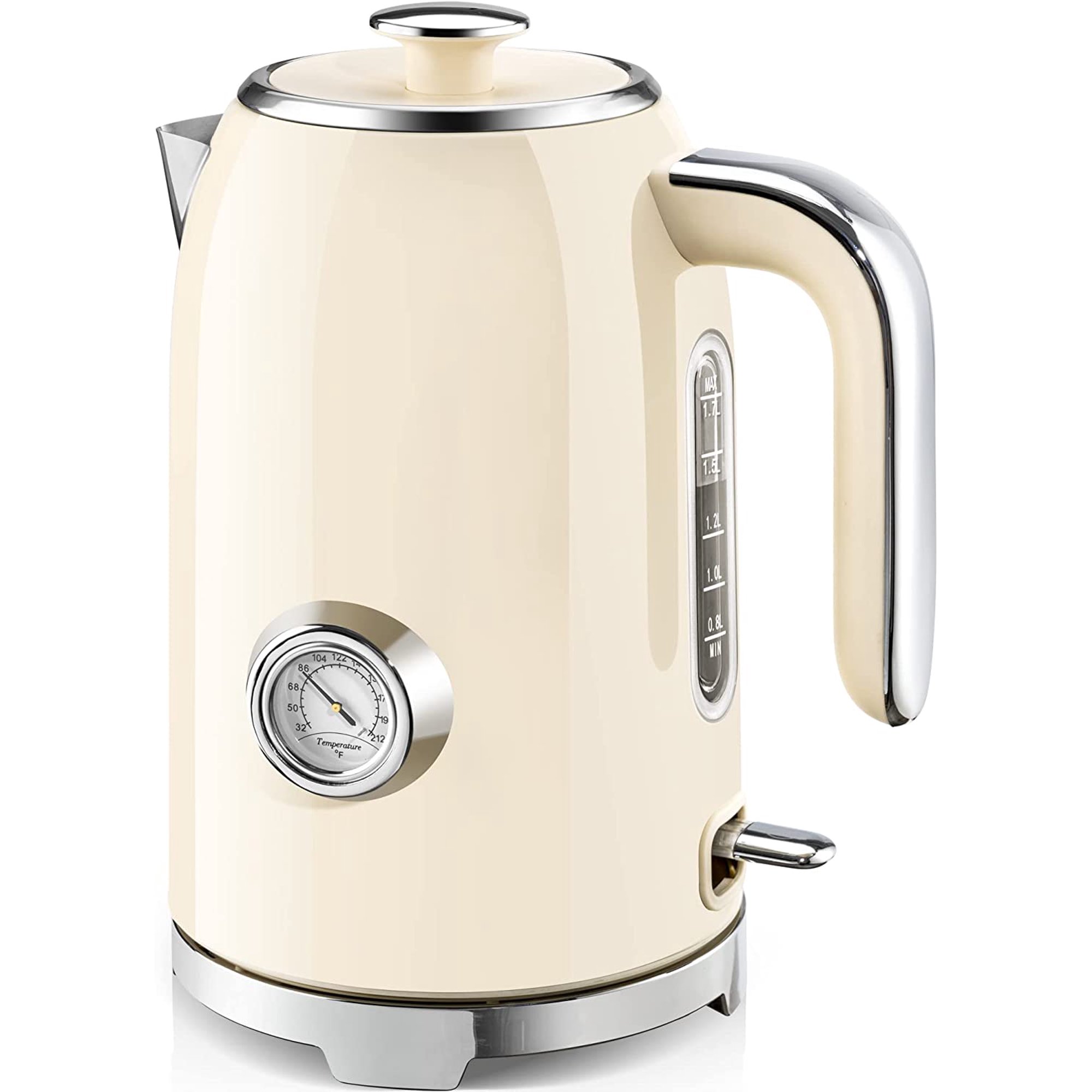 Electric Kettle, 1.7L Glass Boiler Electric Tea Kettle with Blue LED