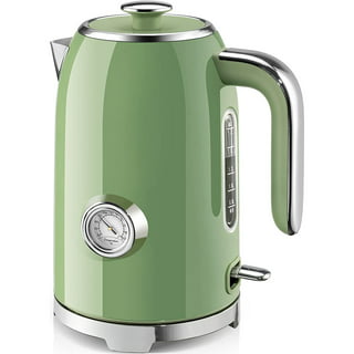 ASCOT Electric Kettle, Stainless Steel Electric Tea Kettle Gifts for  Men/Women/Family 1.6L 1500W Retro Tea Heater & Hot Water Boiler, Auto  Shut-Off