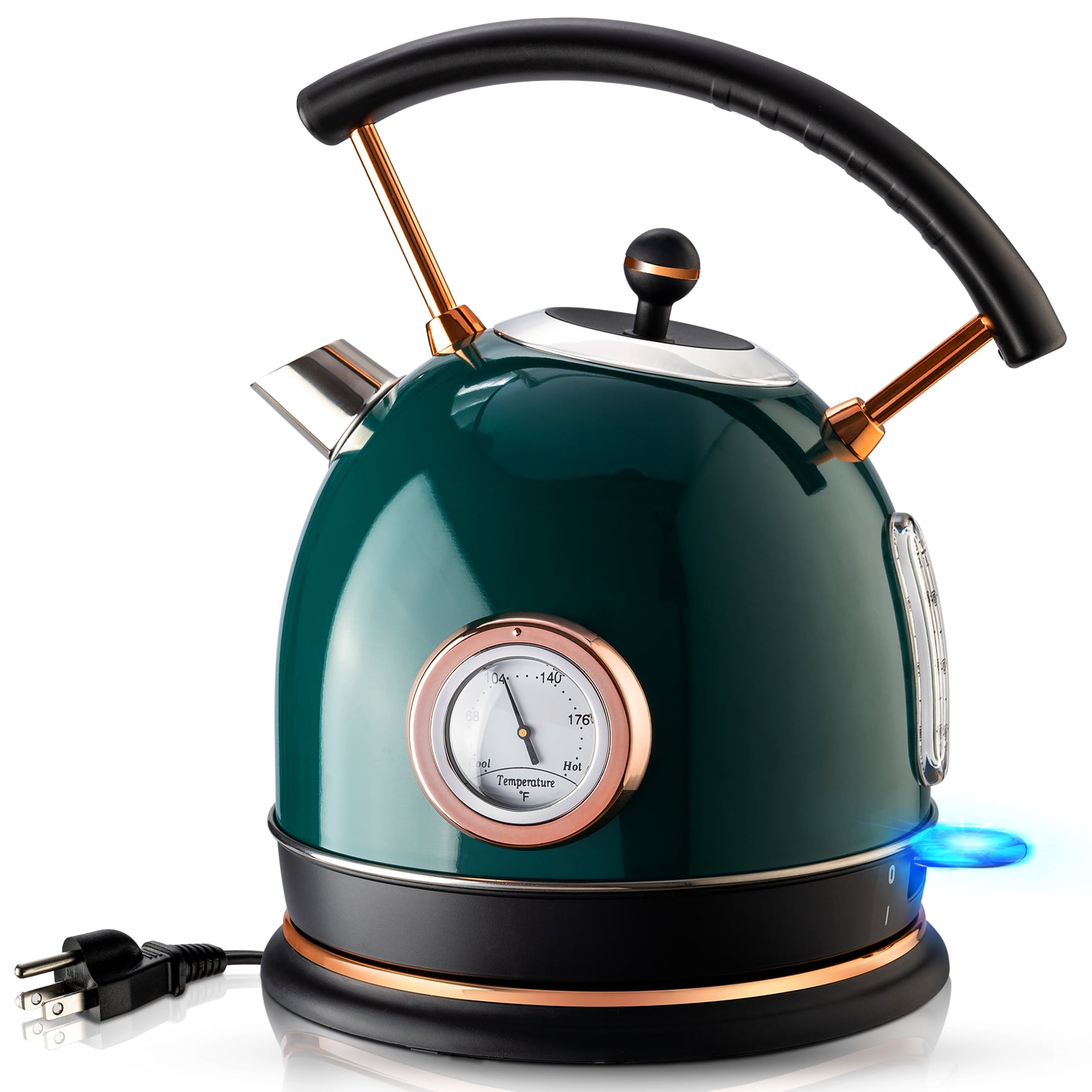 Retro Electric Kettle - 1.7 Liters / 57.5 Ounces Tea Kettle with