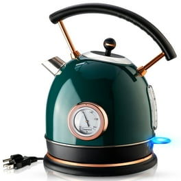 Gooseneck Kettle, Black Sesame by Drew Barrymore Tea infuser Water heater  kettle home us Hervidor de agua eléctrico Calentador - AliExpress