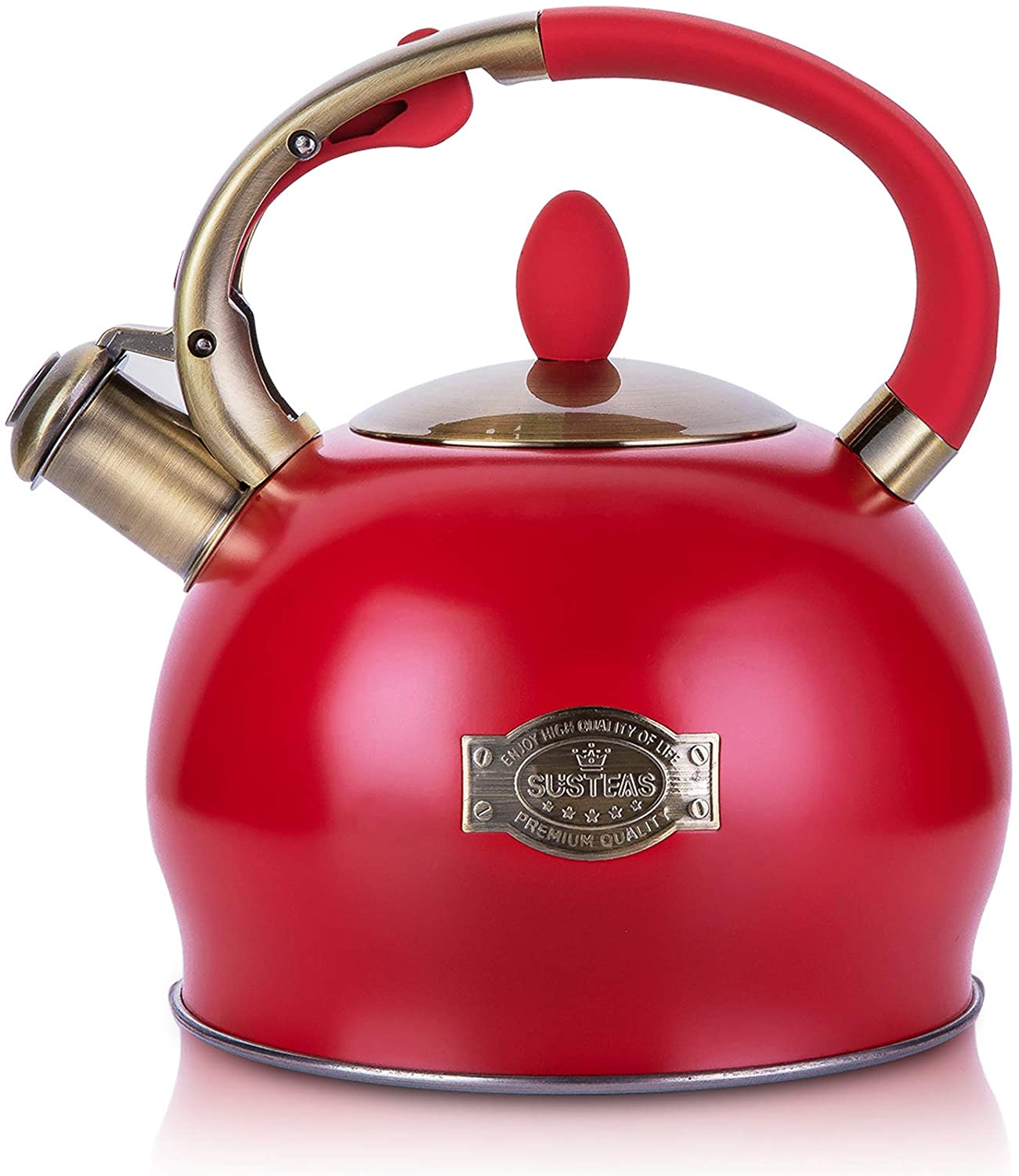 KitchenAid® 2.0Quart Kettle with C Handle and Trim Band, Empire Red (KTEN20CBER)