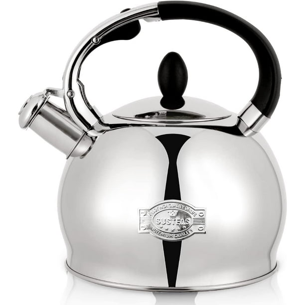 SUSTEAS Tea Kettle for Stove Top, Whistling Teapot with Cool Toch