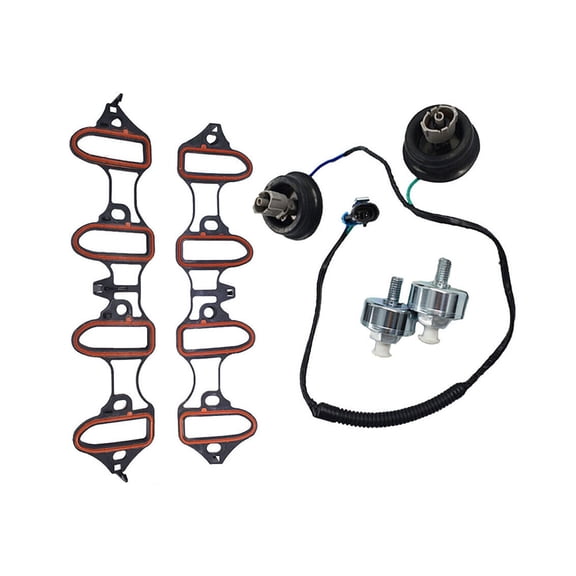 SUSUCAR 5PC Knock Sensor Harness Intake Manifold Gasket Kit Set for Silverado Sierra