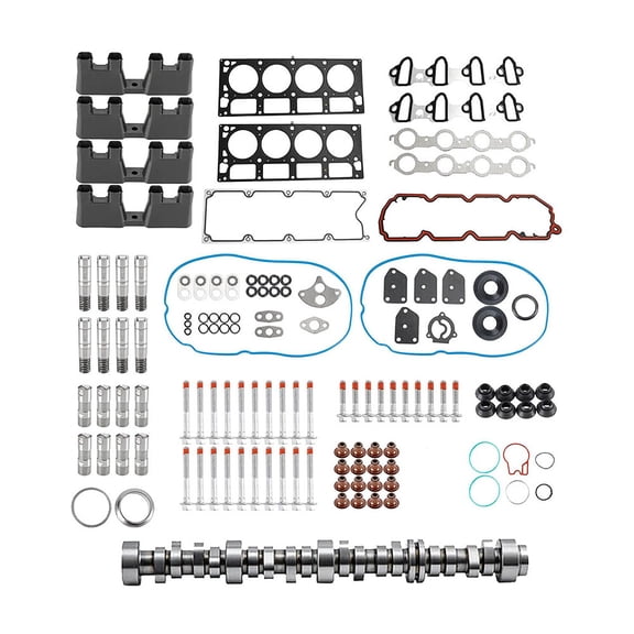 SUSUCAR For GM 5.3L Afm Lifter Replacement Kit Head Gasket Set, Head Bolts Lifters Cam