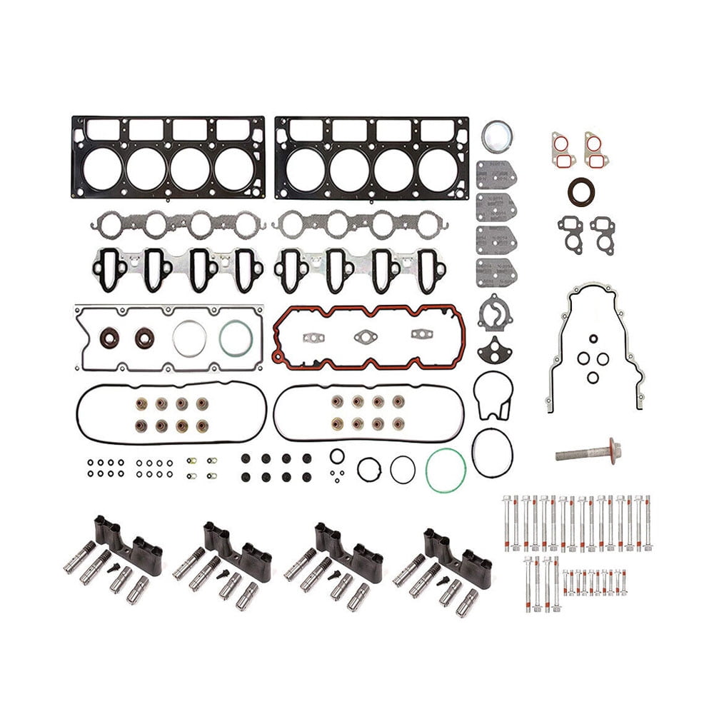 2014 Chevrolet Suburban 5.3L V8 OHV 16 Valve AFM Lifter Replacement Kit Head Gasket Set Head Bolts Lifters Guides Generic