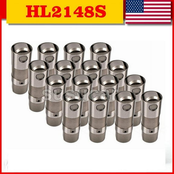 SUSUCAR Hydraulic Roller Lifters Set 16 for Chevy 4.8 5.3 5.7 6.0 LS1 LS2 LS3 SBC LS7