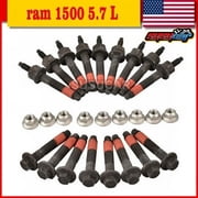 SUSUCAR Manifold Bolt Set for Ram 1500 2500 3500 Magnum Aspen Jeep Grand 5.7L
