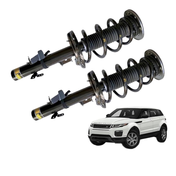 SUSUCAR Pair Front Shock Absorber Struts w/Electric for 2012-2019 Land Rover Range Rover Evoque - Amortiguadores Delanteros