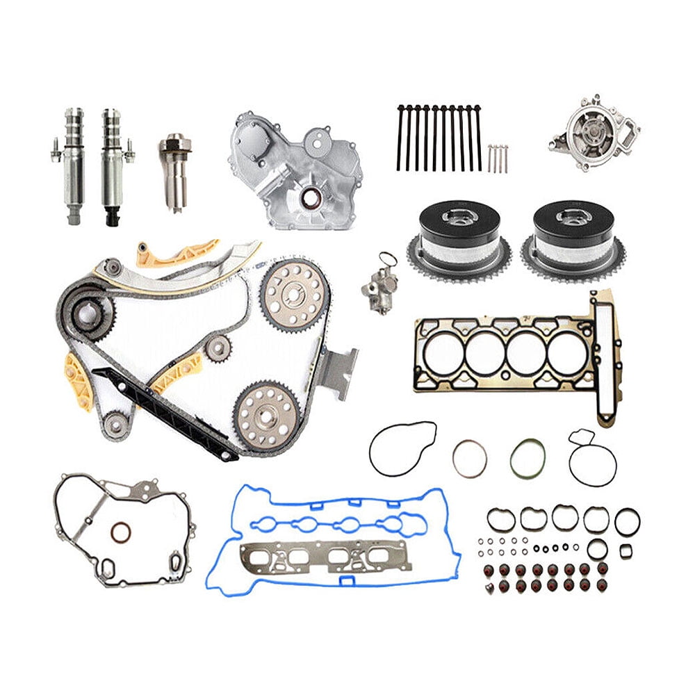 SUSUCAR Timing Chain Kit Oil Pump Selenoid Actuator Gear Cover Kit For