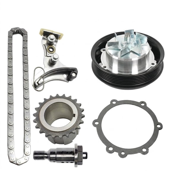 SUSUCAR Timing Chain Kit VVT Valve Water Pump for GMC Chevrolet Sierra Silverado V8 6.2L