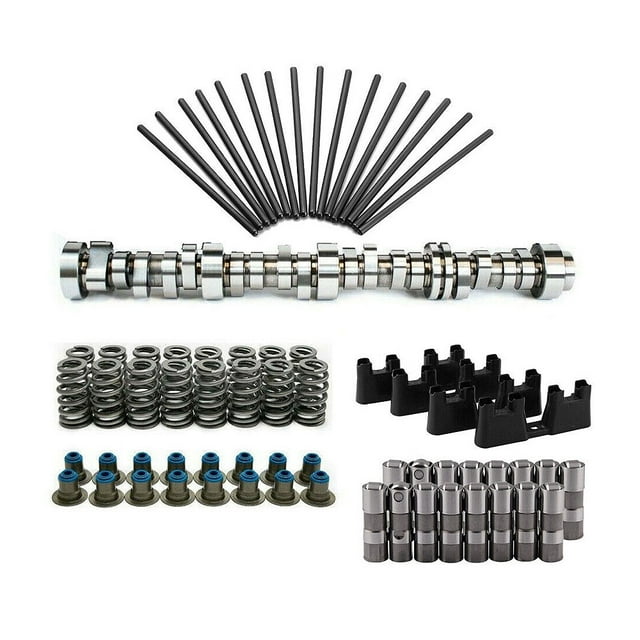 SUSUCAR for LS Truck Cam Kit Stage 2 Cam Valve Springs Pushrods Lifters