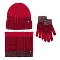 thumbnail image 1 of SUSUSU Cold Weather Knit Set, Warmer Scarf Touchscreen Gloves, Unisex Winter Hat, 1 of 5