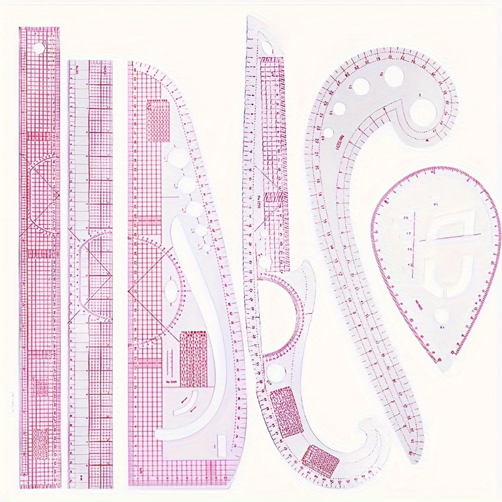 SUSUSU Fashion Design Tailor Ruler Set - Dressmaking French Curve ...