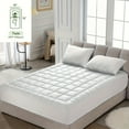 SUSUSU Pad Quilted Fitted Premium Mattress Protector Deep Pocket