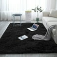 thumbnail image 1 of SUSUZI 5 x 7 ft Shaggy Area Carpet for Living Room Large Fluffy Fuzzy Floor Rugs for Bedroom Soft Throw Rugs Home Decor, Black, 1 of 9