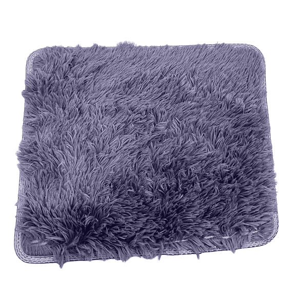 SUSUZI 5'x7' Fluffy Plush Area Rug, Soft Shaggy Carpet for Living Room Bedroom Home Decor, Purple