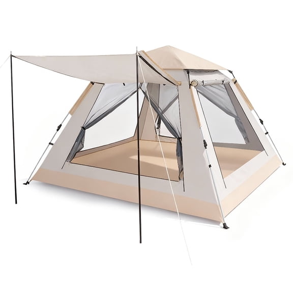 SUSUZI 6-8 Person Instant Camping Tent 94" x 94" Spacious 210D Oxford Waterproof Tent with Carry Bag for Outdoor Hiking Travel