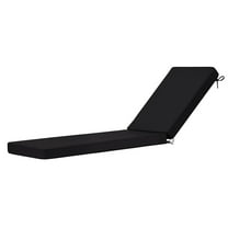 SUSUZI Outdoor Patio Lounge Cushion Recliner Chair Cushion Seating Cushions with Ties for Beach Garden 72 x 21 x 3 inch