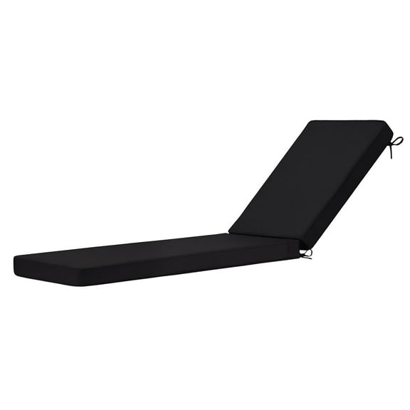 SUSUZI Outdoor Patio Lounge Cushion Recliner Chair Cushion Seating Cushions with Ties for Beach Garden 72 x 21 x 3 inch