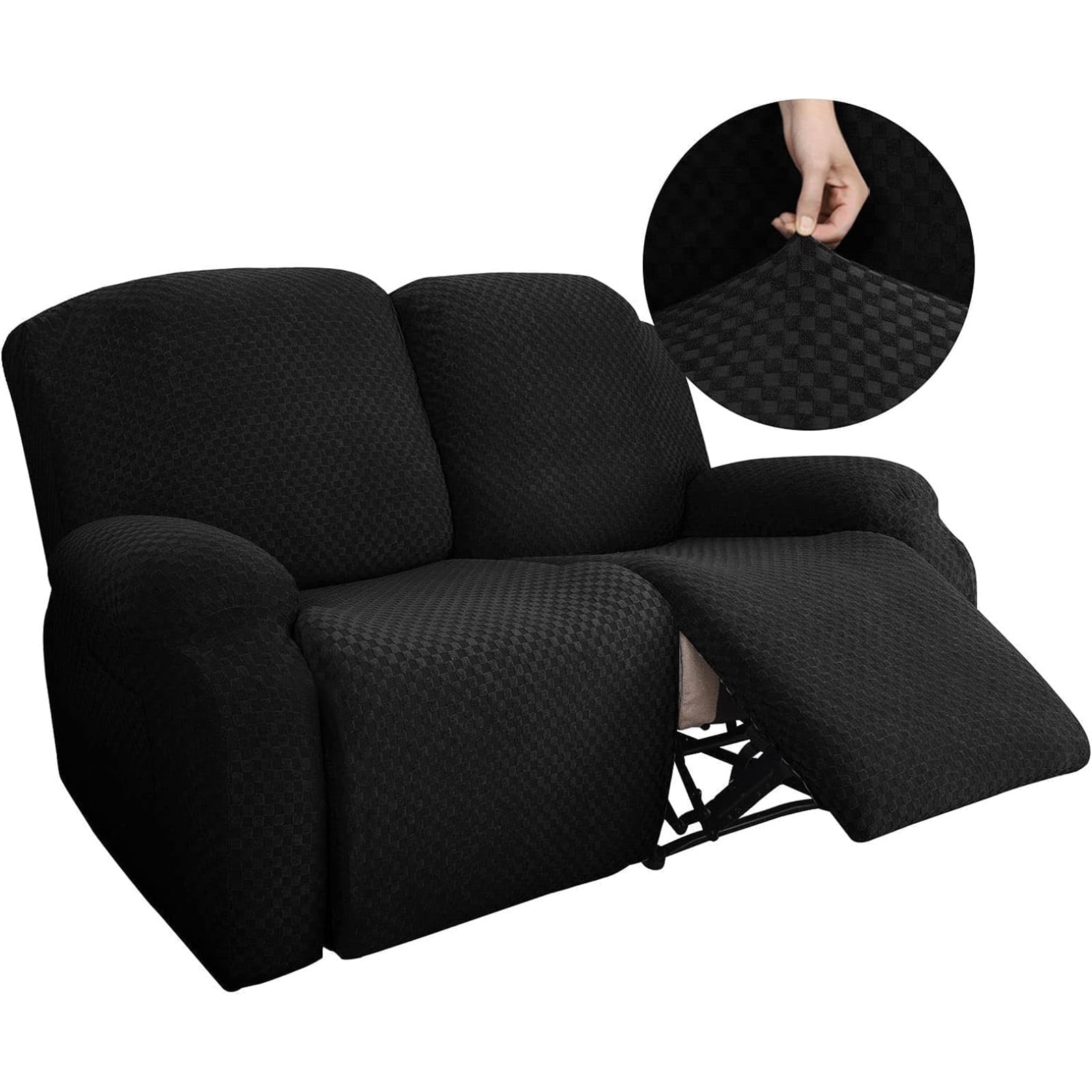 Free Shipping! Susuzi Recliner Loveseat Slipcover 6 Pieces for 2 Seat ...