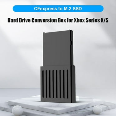 SUSUchens 1 Set Hard Drive Conversion Box One Card Dual-purpose High-Speed Line External Hard Drive Expansion Card Box for Xbox Series X Black