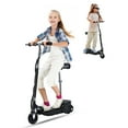 thumbnail image 1 of SUSUchens 2 Wheel Folding Electric Scooter for Kids and Toddlers Ages 2-9,10 Miles Range Adjustable Height, Anti-slip Pedal (Black Silvery), 1 of 6