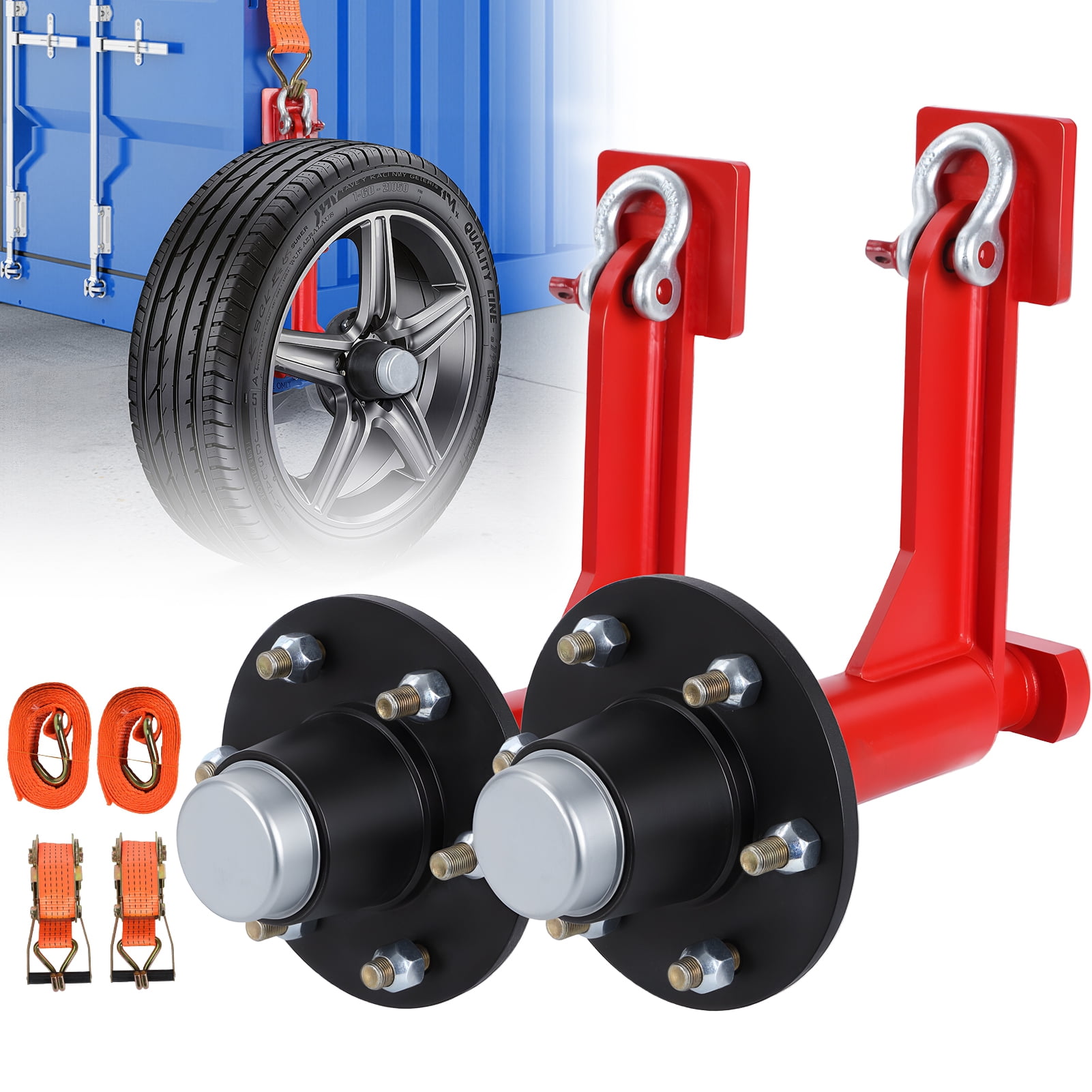 Heavy Container Wheels SUSUchens 2Pcs Shipping Container Wheels Kit,Heavy Duty 8800lbs ...
