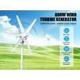 thumbnail image 1 of SUSUchens 800w 12v/24v Wind Turbine Generator with 6 Reinforced Nylon Blades,Electromagnetic Electricity Producer Equipment Fan Wind Turbines Generator Kit, 1 of 10