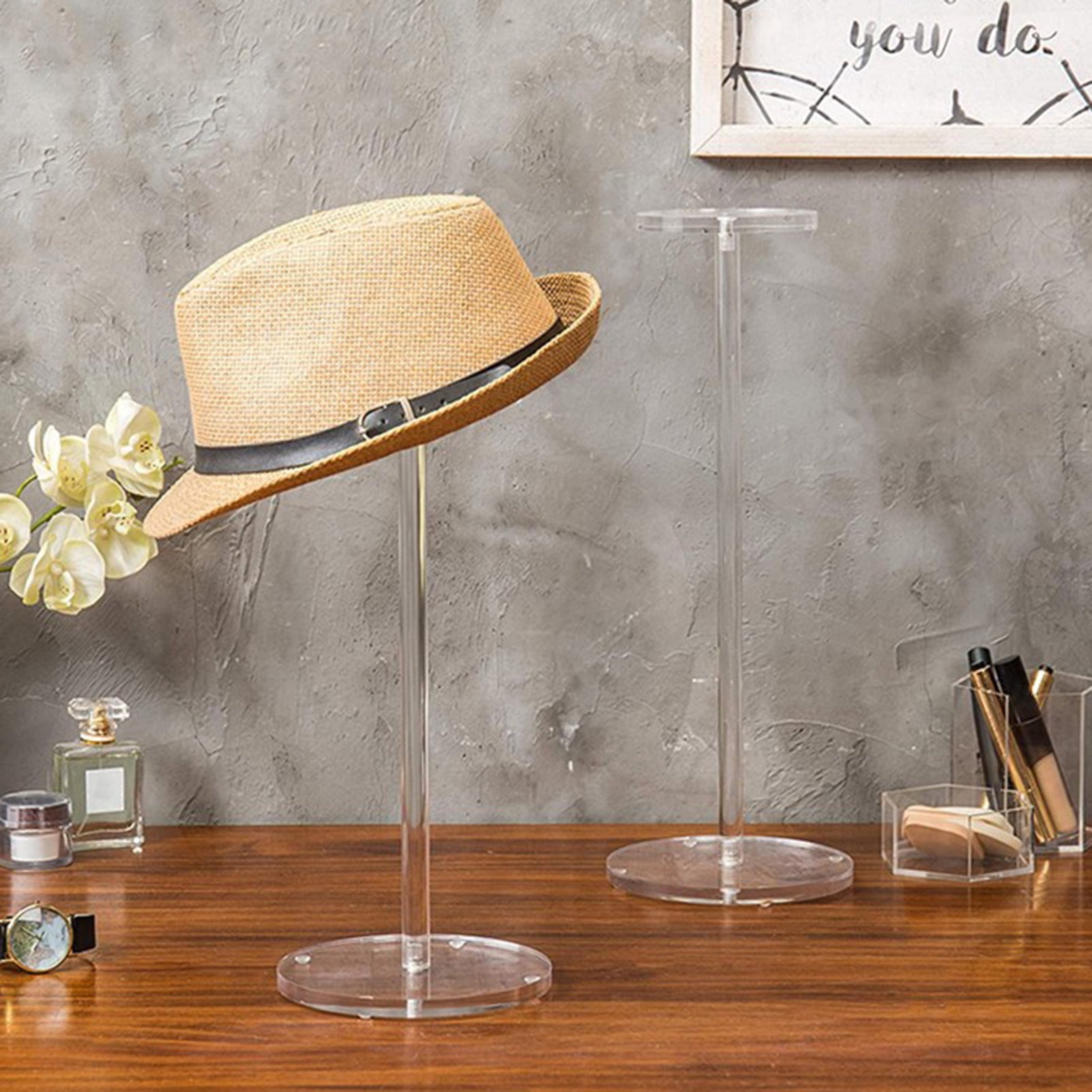 SUSUchens Acrylic Hat Display Stand High Stability Transparent Design ...
