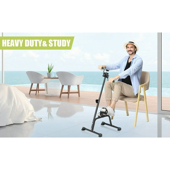 SUSUchens Adjustable Pedal Exerciser Bike for Seniors,Compact Home Exercise Equipment for Elderly Hand Arm Leg Knee Peddler,Elderly Home Pedal Exercise Bike,Fitness Equipment