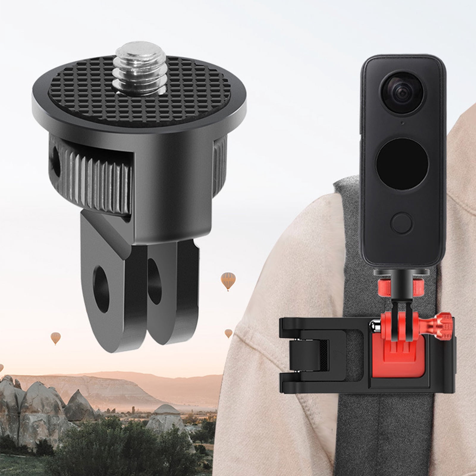 SUSUchens Camera Tripod Mount for Gopro Adapter 360 Degrees Adjustment ...