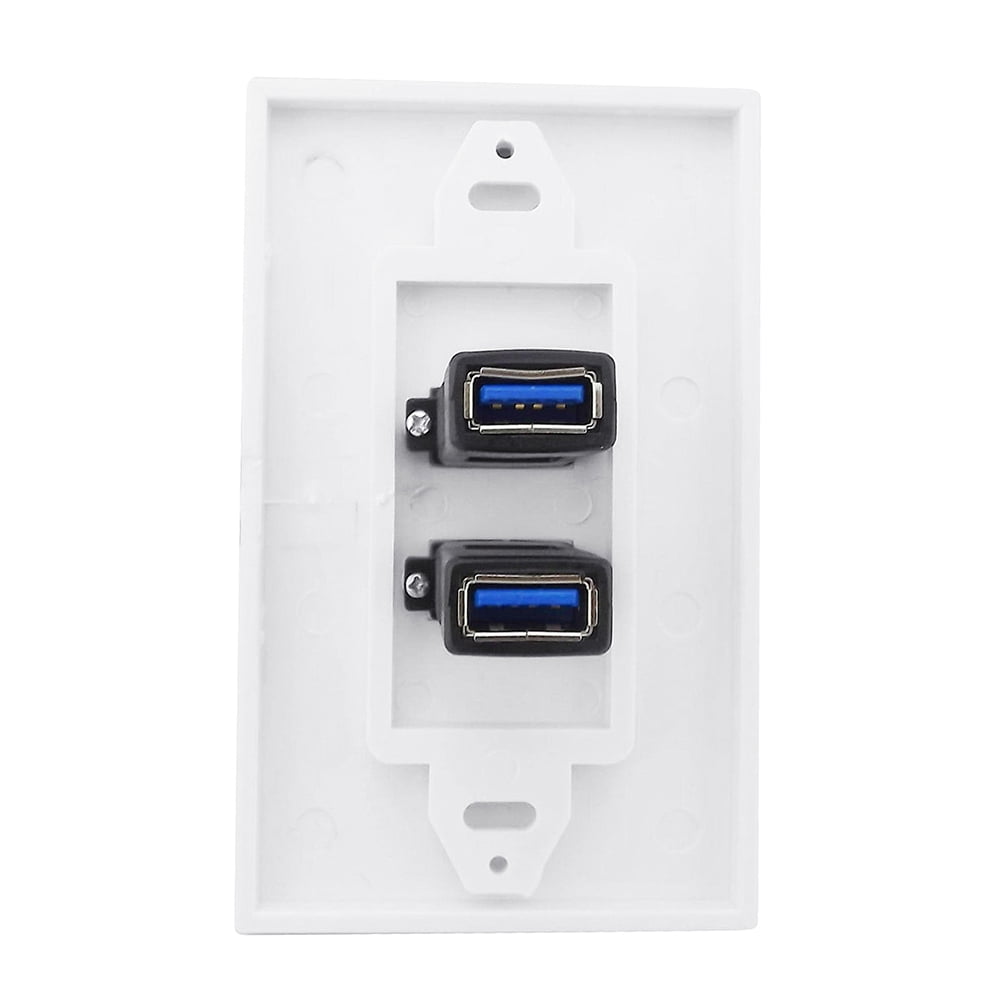 SUSUchens DOONJIEY Dual USB 3.0 Wall Plate Charger Outlet Mount Socket ...