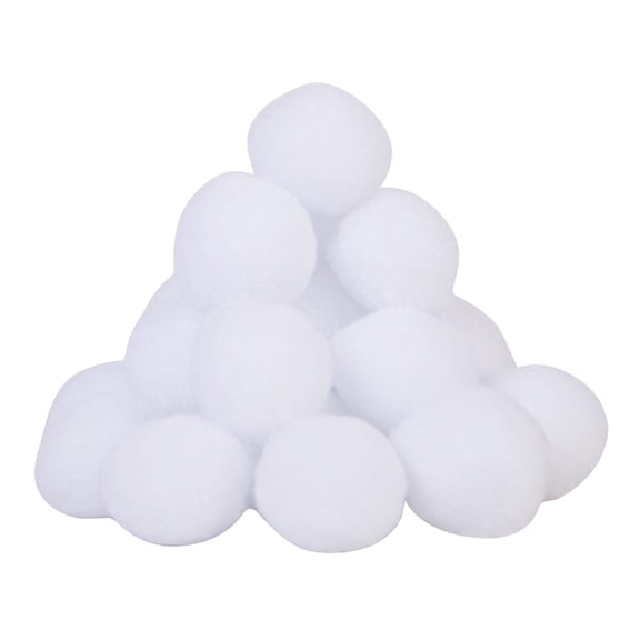 SUSUchens Fake Snowballs Winter Holiday Decoration Realistic Snowball Gift for Kids Indoor Outdoor Home Office Dormitory Decor 20PCS