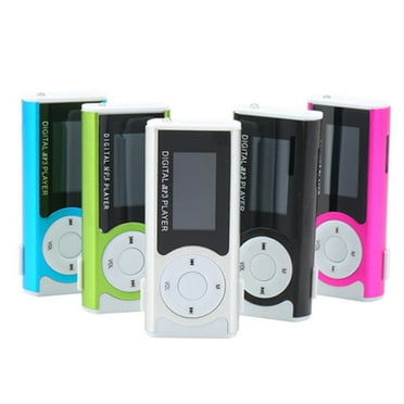 SUSUchens Mini USB Clip MP3 Music Media LCD Screen Support 16GB TF Card Black