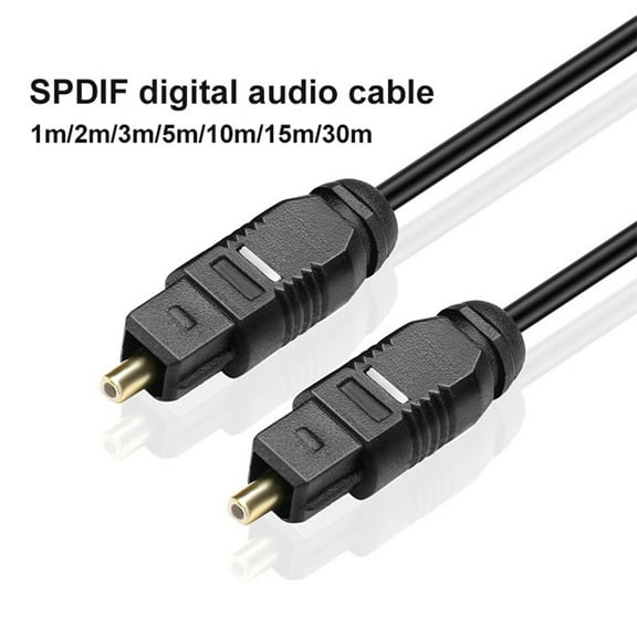 SUSUchens Optical Toslink Digital Audio Cable Cord Wire for Speaker TV 2M