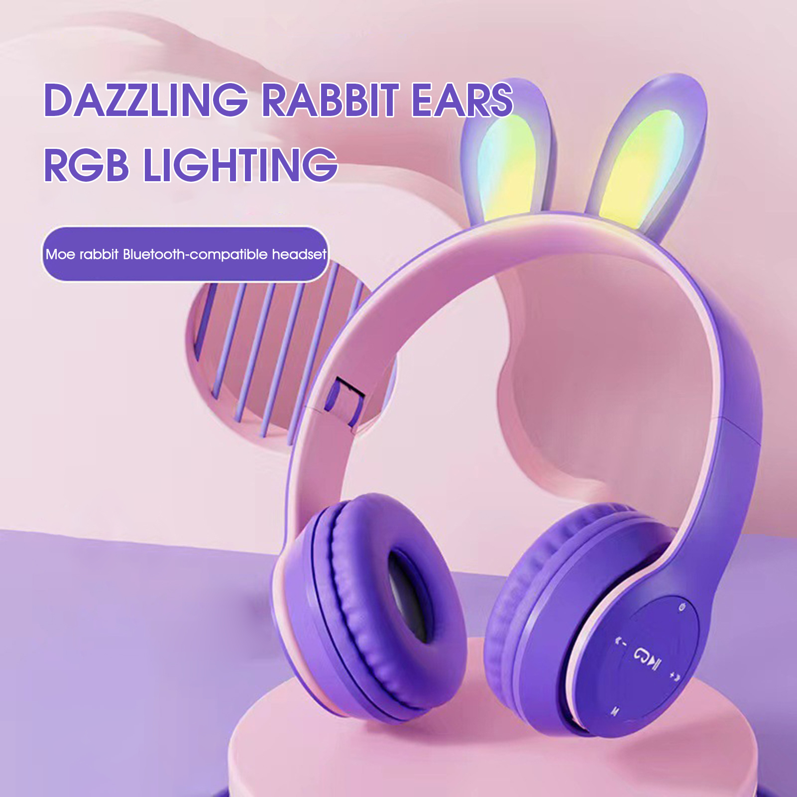 SUSUchens P47R Wireless Headphone Foldable SD Card Insert Intelligent ...