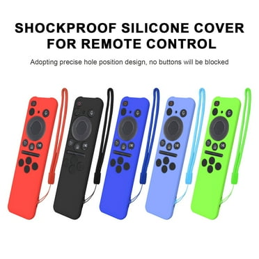 SUSUchens Solar Remote Control Silicone Case Precise Hole Positioning Dustproof Waterproof Protective Cover for BN59 01432a/BN59 01432J Black