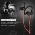 thumbnail image 1 of SUSUchens Wireless Sports Earbuds Waterproof Noise Cancelling HiFi Sound Ear Hook Bluetooth-compatible 5.0 Earphone Red, 1 of 13