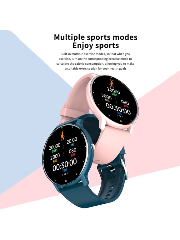 ZL02D Dafit Digital Watch Smart Reminder Health Monitoring Music Playback / Photo Control Digital Wristwatch Digital Stuff Black