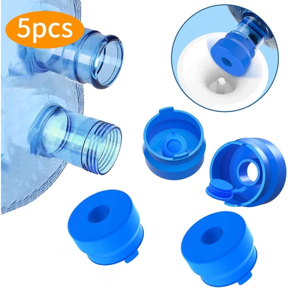 SUSWIM, Water Jug Cap, 55mm, Reusable Leakproof Silicone Pack of 5 ...