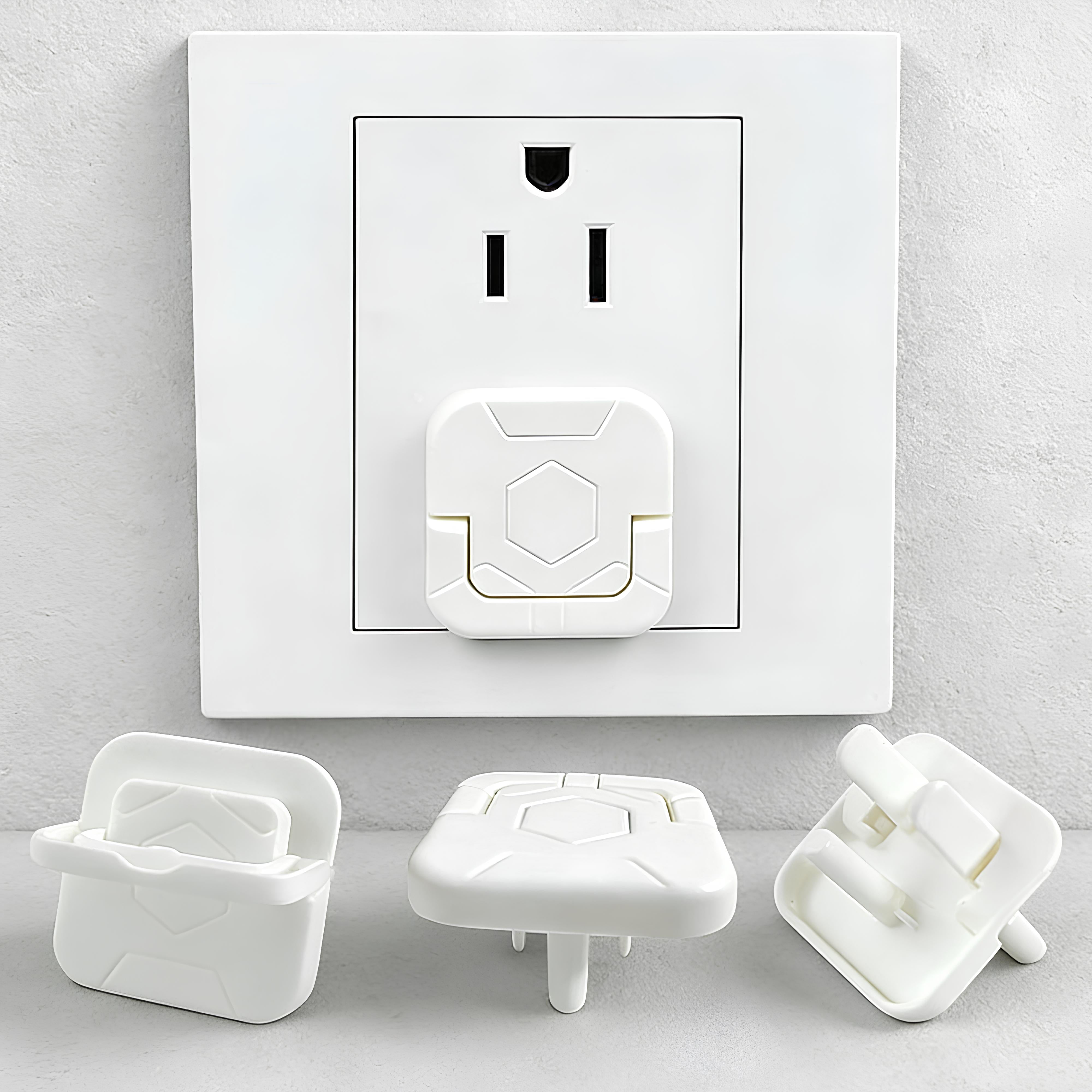 "SUSWIM Baby Safety Plug Covers, 40 Pack Outlet Covers, Electrical Socket Protectors, ABS Plastic, 1.18""x1.18"