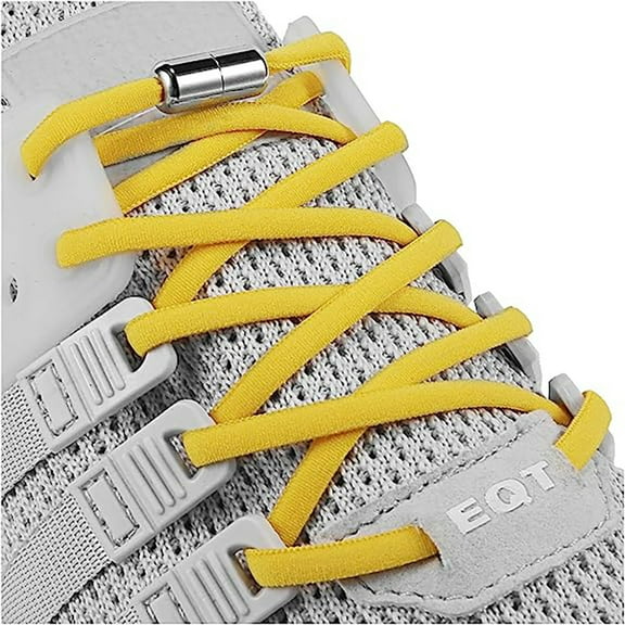 SUSWIM Elastic Tieless Shoe Laces - No Tie Shoelaces for All Adult and Kids Sneakers(2 Pair)