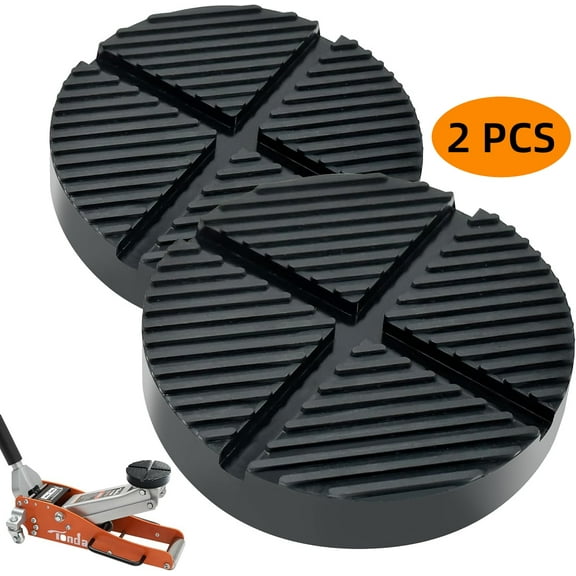 WLGJL Floor Jack Rubber Pad Universal Jack Pad Adapter Pinch Weld Side Frame Rail Protector 2-Pack