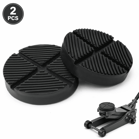 WLGJL Floor Jack Rubber Pad Universal Jack Pad Adapter Pinch Weld Side Frame Rail Protector 2-Pack