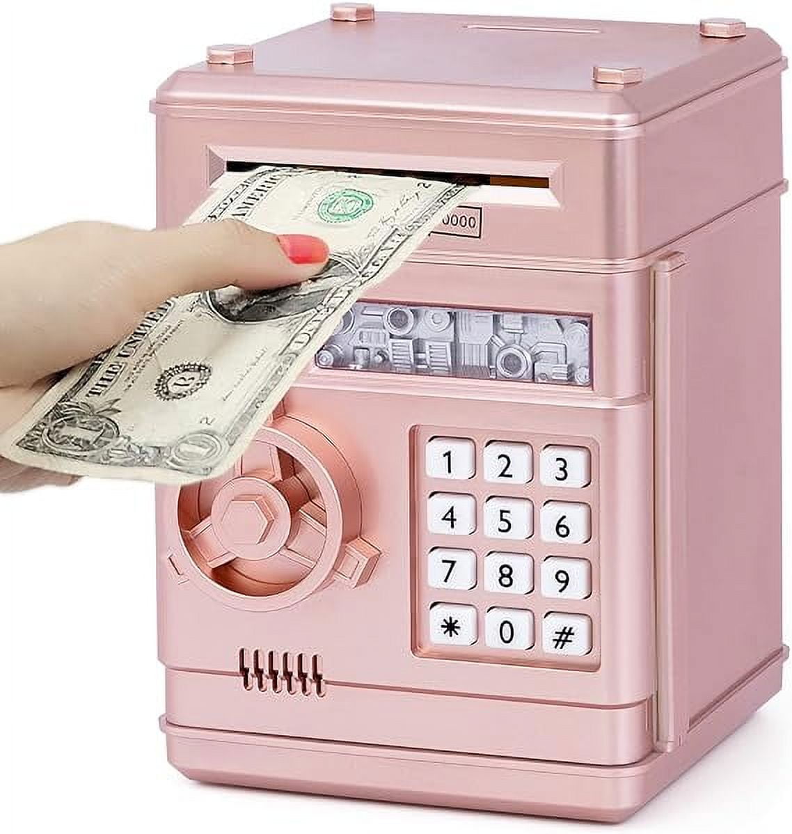 SUSWIM Piggy Bank Cash Coin Can ATM Bank Electronic Coin Money Bank for Kids-Hot Gift - Walmart.com